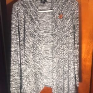 Bobeau Heathered Knit Cardigan